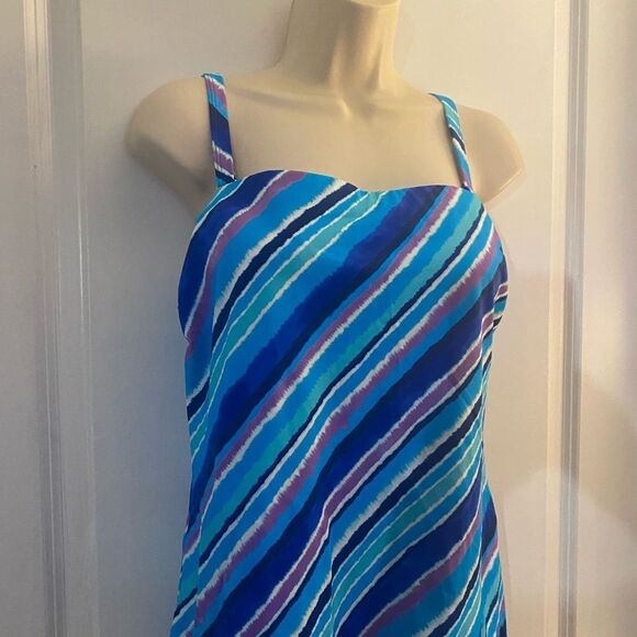 New Kim Gravel Swimsuits For All Scarf Tankini - Picture 3 of 6